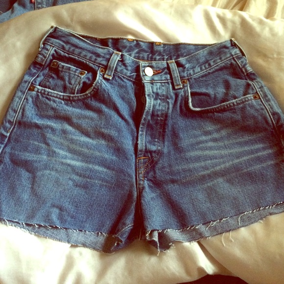 VINTAGE Lucky Brand High Waisted Shorts - Picture 1 of 3