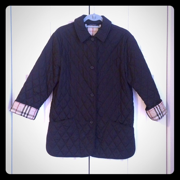 Classic Burberry Quilted Jacket Women's Small