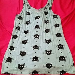 Kitty cat tank top