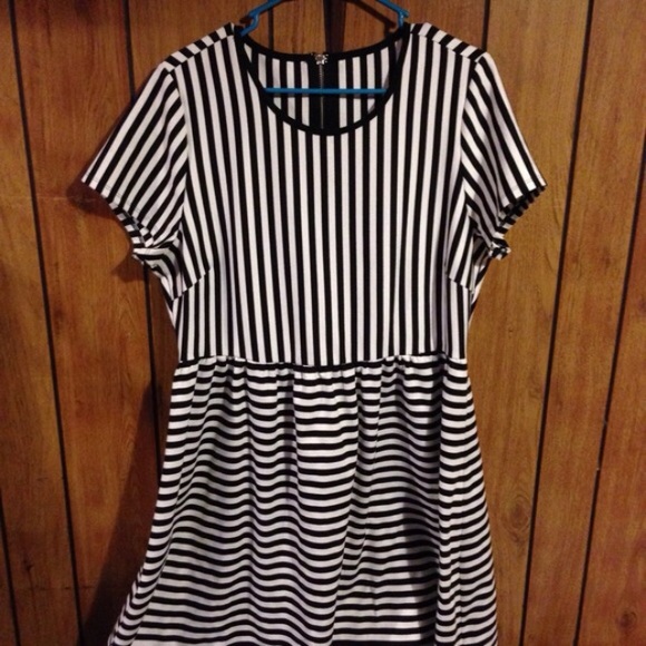 Striped Skater Dress
