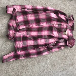 Pink flannel.