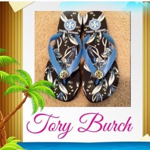 💯Authentic Tory Burch Flip Flops
