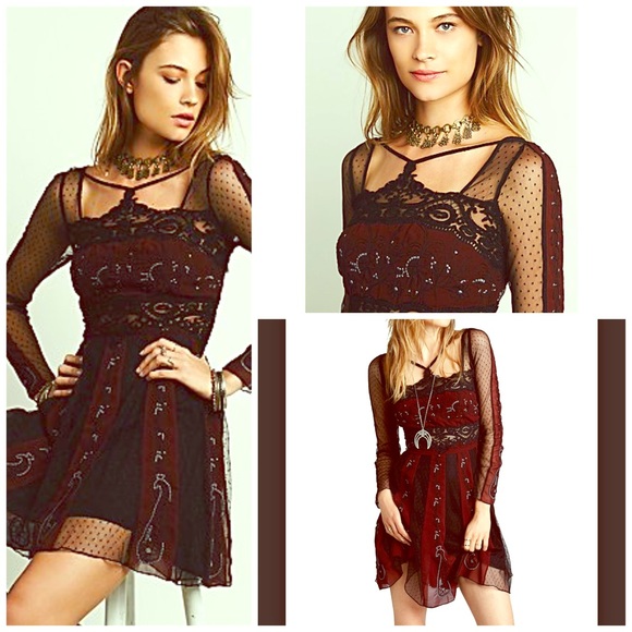 Free People Dresses & Skirts - FREE PEOPLE Vintage Style Dress NWT LAST ONE! Prom