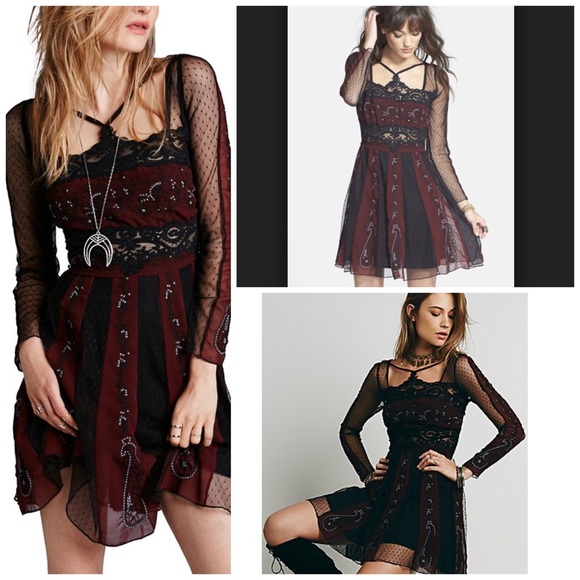 FREE PEOPLE Vintage Style Dress NWT LAST ONE! Prom - Picture 3 of 4