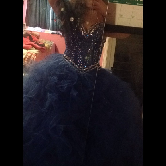 Sparkly and poofy prom dress