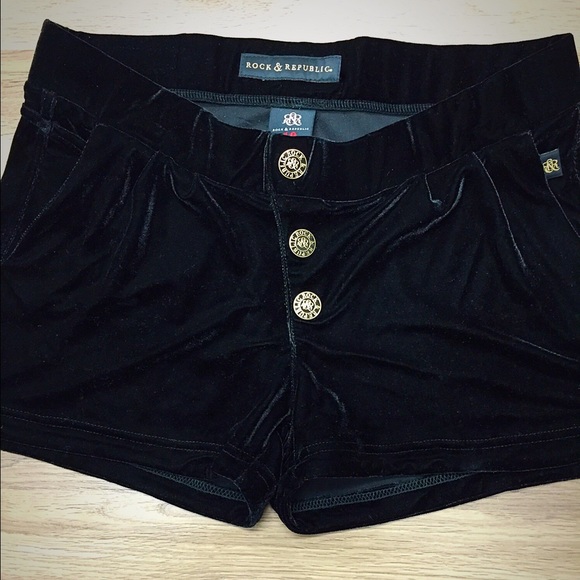 Rock & Republic | Velvet Shorts | Never Worn