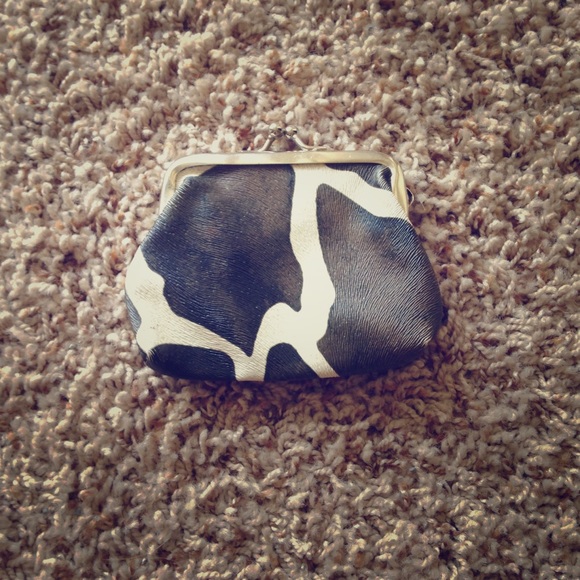 Giraffe Print Coin Purse