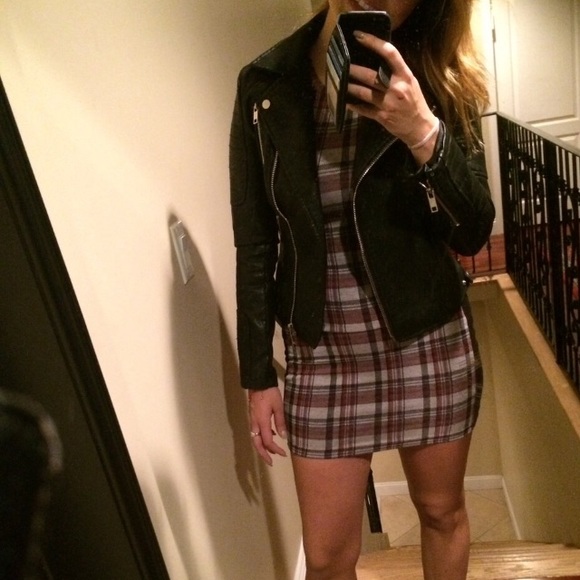 Topshop plaid dress!