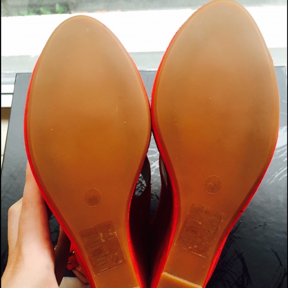 Dolce Vita Suede Slingback Wedge Platform Sandals - Picture 4 of 4