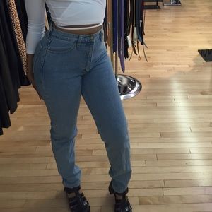 American Apparel High Waisted Jeans