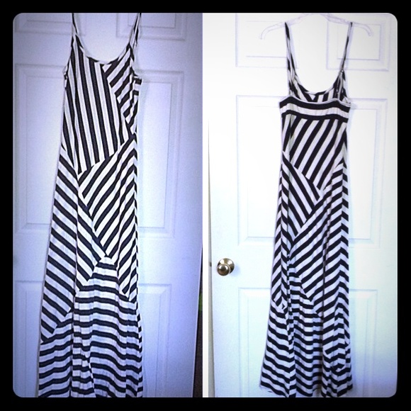 Striped maxi dress