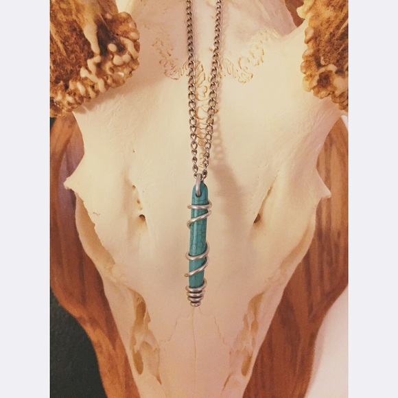 Wire wrapped necklace