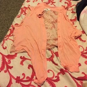 Salmon color top