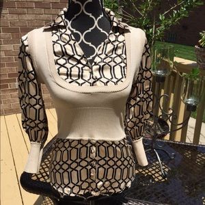 bebe Silk Shirt/Sweater