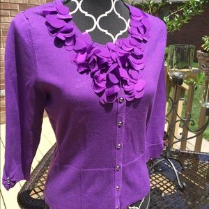 Stunning Purple Cardigan!