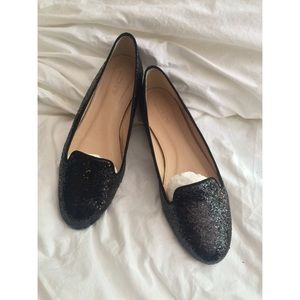 J. Crew Sophie Glitter Loafers