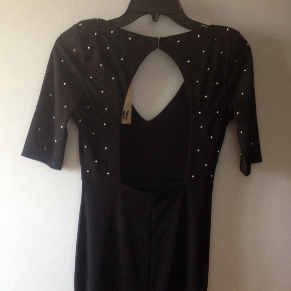 Long Black Beaded Dress H&M - Picture 3 of 3
