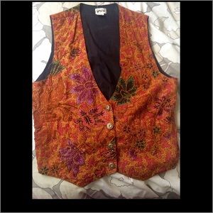 Vintage Floral Vest