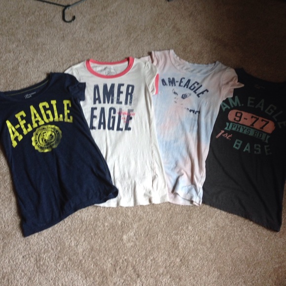 4 AEO Graphic TShirt Bundle