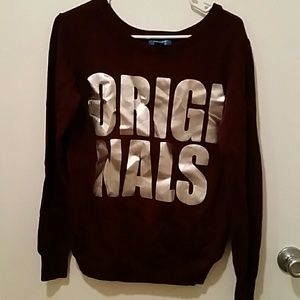 Adidas Originals women's maroon sweater