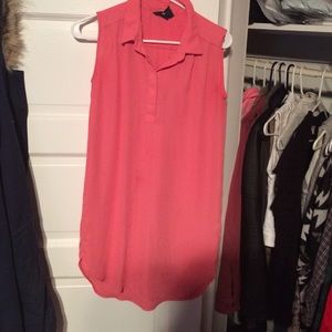 H&M long chiffon tank top
