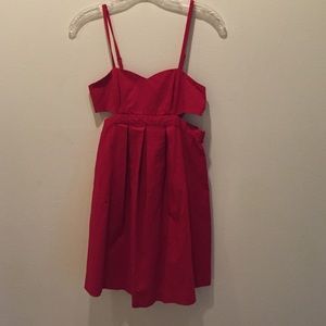 Red cutout dress SUPER CUTE