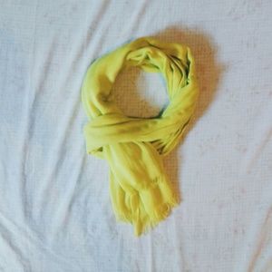 Neon Yellow Scarf