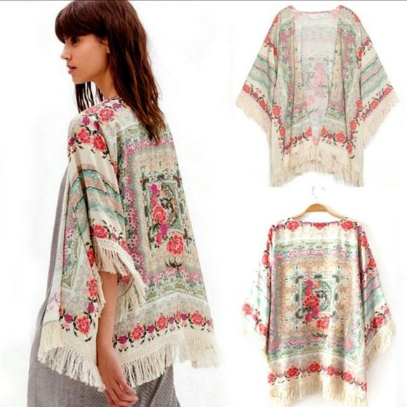 Floral kimono