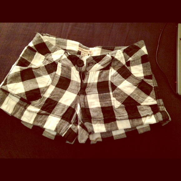 Plaid shorts