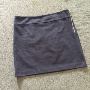 Banana Republic dark blue skirt with zipper detail