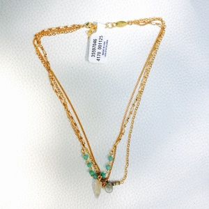 Anthropologie 3-in-1 Gold Necklace