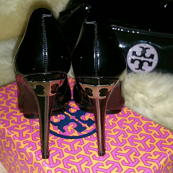 Tory Burch Shoes - *Tory Burch* 5 inch black patent leather pumps