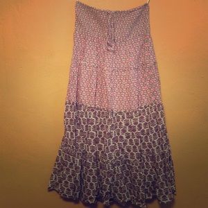 GAP Strapless dress/maxi skirt