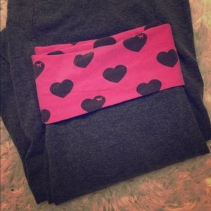 Victoria's Secret Grey/Pink Yoga Pants