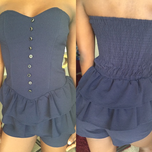 Forever 21 Halter Top Shorts Romper - Picture 1 of 4