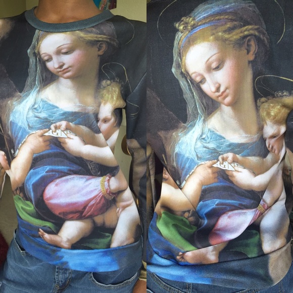 Scripture Painting Sweat Shirt - Picture 1 of 2