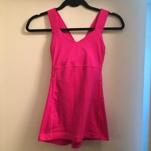Hot pink Lulu Lemon Tank