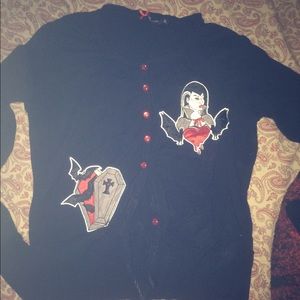 Hell Bunny 💀 Vampira Cardigan 💀 Sz XL