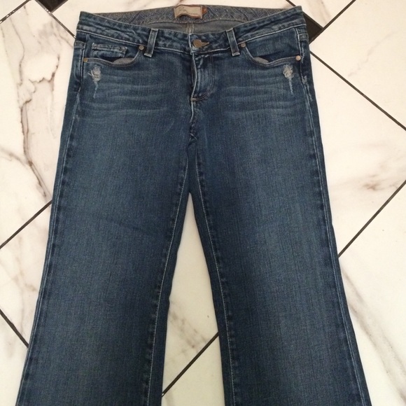Paige women's blue bootcut jeans 30 x 31