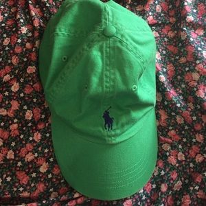 Green polo by Ralph Lauren hat