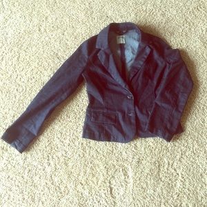 Old Navy denim fitted blazer