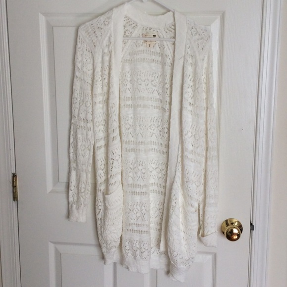 Long Crochet Cardigan
