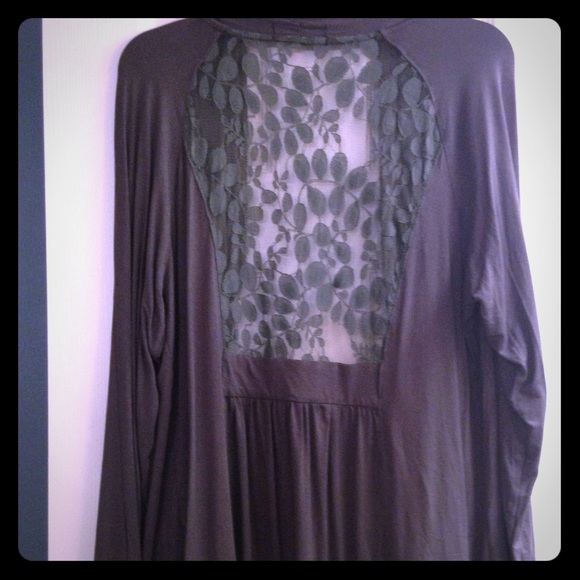 Reserved. ..XL open front cardigan w/lace back