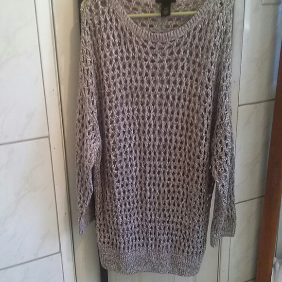 Women's Lane Bryant Open Stitch Pullover Sweater - Picture 2 of 3