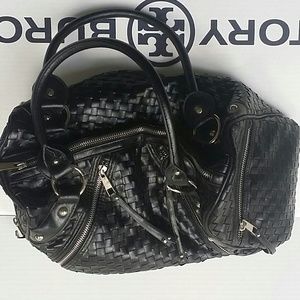 2b Bebe leather bowling bag