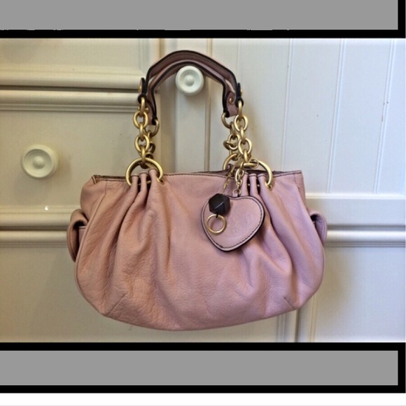 Juicy Couture Handbags - Pink Leather Juicy Bag 🌷HP🌷 frenetic madness