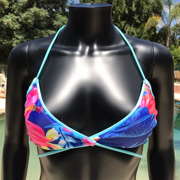 Reversible Tropical Print Bikini Set - Picture 8 of 8