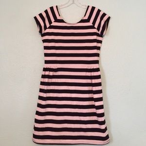 Black & White Striped Cotton Dress medium