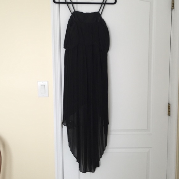 BCBGeneration strapless pleated chiffon dress - Picture 4 of 4