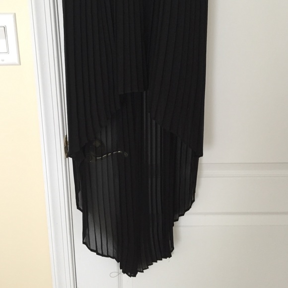 BCBGeneration strapless pleated chiffon dress - Picture 3 of 4